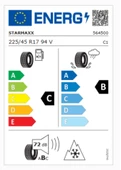 Starmaxx Polarmaxx Sport 225/45R17 94V RF M+S 3PMSF Oto Kış Lastiği (Üretim Yılı: 2024) thumbnail 2