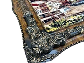 Riviera'da Bir Gün Adlı İran Tebriz Halı Tablo 123x73cm - Duvar Halı Kilim Tablo - 4