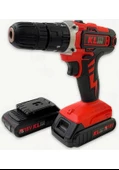 Klpro KLEco KETM1875 18V/1.5 AH Çift Akülü Darbeli Matkap + 750W Avuç Taşlama + 23 Parça Aksesuar Set - 3