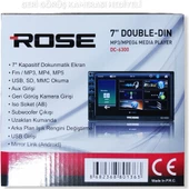 Rose DC-6300 Bt 7 Inç Double Oto USB Sd Bluetooth Teyp - 2