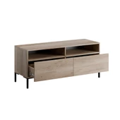 Roma Çekmeceli Tv Ünitesi-Açık Ceviz 120x53x43 cm - 2