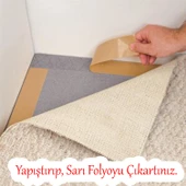 Kilim Paspas Halı Bant 48 mm X 5 Mt Kaymaz Çift Taraflı Yapışkan Toplanma Önleyici Sabitleme Bandı - 6