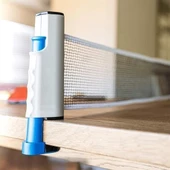 Masa Tenisi Spor ve Eğitim Seti Tüm Masalara Uyumlu Portatif File ve Ping Pong Ekipmanları - 3