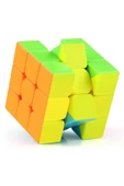 2 adet Speed Cupe Küp Zeka Küpü 3x3 Hız Küpü,Fidget Oyuncak Seyahat Zeka Oyunu Canlı ve Pastel - 2