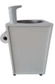 MOBİL SEYYAR LAVABO KÜÇÜK BOY BEYAZ - 3