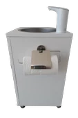 MOBİL SEYYAR LAVABO KÜÇÜK BOY BEYAZ - 4