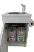 MOBİL SEYYAR LAVABO KÜÇÜK BOY BEYAZ - 2