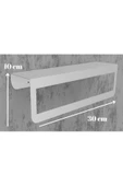 Risingmaber Beyaz Havlu Tutacağı Raf Metal Havlu Askısı Mutfak Banyo Raflı Havluluk Metal Raflı Havluluk - 7