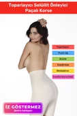 Premium Doğum Sezeryan Sonrası Vücut Kaymaz Silikonlu Toparlayıcı Selüllit Önleyici Paçalı Korse thumbnail 1