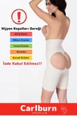 İz Göstermeyen Yüksek Bel Kayma Önleyen Silikonlu Rahat Kalça Popo Dikleştirici Toparlayıcı Korse - 6