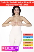 Yüksek Bel İz Göstermeyen Kayma Önleyen Push-Up Destekli İnceltici Dikleştirici Toparlayıcı Korse thumbnail 1