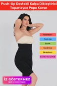 Yüksek Bel İz Göstermeyen Kayma Önleyen Push-Up Destekli İnceltici Dikleştirici Toparlayıcı Korse thumbnail 1