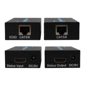 Powermaster PM-18232 HDMI To Cat5-Cat6 Extender 60 Metre Uzatıcı - 9