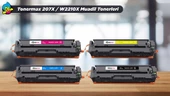 Hp 207X -Hp Color LaserJet Pro MFP M283fdn Muadil Toner Takım - Yüksek Kapasiteli - 8