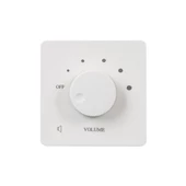 MAGICVOICE MV-608C 50 WATT DİMER TRAFOLU PRİZ TİP  VOLUME KONTROL CİHAZI [1 -3 GİRİŞ ] - 1