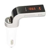 Torima CARG7 Bluetooth Araç FM Transmitter Usb Girişli Beyaz Android İOS Cihazlar Uyumlu - 1