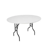 Otel Masası Katlanabilir MDF Tabla Masa Yuvarlak 160 cm - 1