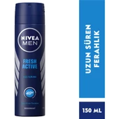 NIVEA Men Sprey Erkek Deodorant Fresh150 ml x2 Adet,48 Saat Koruma,Uzun Süren Ferahlık - 2