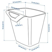 IKEA Sunnersta Kap Sepet Beyaz 12x11 cm - 2