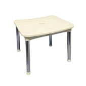 Çelik Ayna Alüminyum Ayaklı Paslanmaz Kare Tabure 910 thumbnail 2