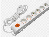 Mutlusan Rı-Tech 6lı 3mt Anahtarlı Topraklı Grup Priz (001 175 620002 03 00) - 1