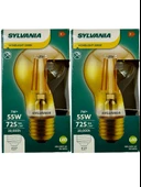 Sylvania 7W 2500K (Sarı Işık) E27 Duylu Rustik Led Ampul (2 Adet) - 1