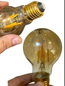 Sylvania 7W 2500K (Sarı Işık) E27 Duylu Rustik Led Ampul (8 Adet) - 5