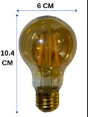 Sylvania 7W 2500K (Sarı Işık) E27 Duylu Rustik Led Ampul (8 Adet) - 3
