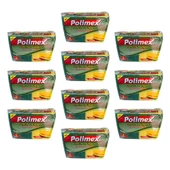 Polimex 4'lü Endüstriyel Büyük Boy Oluklu Bulaşık Süngeri - 4,5 x 9 x 12 Cm. - 4 Adetlik 10 Paket thumbnail 1