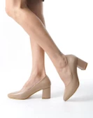 Artı-Artı037-1930 Hakiki Deri Ortopedik Kadın Vizon Topuklu Aayakkabı thumbnail 4