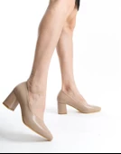 Artı-Artı037-1930 Hakiki Deri Ortopedik Kadın Vizon Topuklu Aayakkabı thumbnail 1