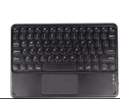 Apple iPad Mini 5 7.9" Uyumlu Kablosuz Bluetooth Şarjlı TouchPad'li Türkçe Q Klavye - Siyah - 1