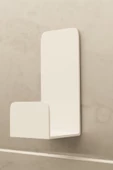 Risingmaber Yapışkanlı Beyaz Askılık Kapı Arkası Bornoz Askılığı Yapışkanlı Mutfak Banyo Askılığı Havlu, Elbise Askılığı 5'li set 3M Yapışkanlı Tasarım MT78B - 5