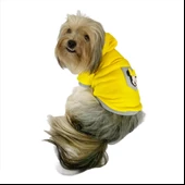 Sarı Sevimli Fare Kapşonlu Sweat by Kemique Köpek Kazağı thumbnail 8