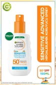Garnier Ambre Solaire Sensitive Advanced 50 Faktör Çocuk Güneş Koruyucu Sprey 150 ml - 8
