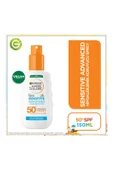 Garnier Ambre Solaire Sensitive Advanced 50 Faktör Çocuk Güneş Koruyucu Sprey 150 ml - 5