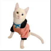 London Pineapple Kapsonlu Sweatshirt Kedi Süeteri Kedi Kıyafeti - 6