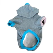 Kitty Grey Kapşonlu Sweat by Kemique Köpek Kazağı - 6