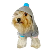 Kitty Grey Kapşonlu Sweat by Kemique Köpek Kazağı - 3