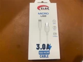 Elba Elb25-M3a Micro Usb 3A Şarj Kablosu 1Mt Hızlı Şarj - 1