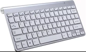 Hometech Alfa 8MY 8" Uyumlu Kablosuz Wireless Pilli Türkçe Q Klavye - Gümüş - 1