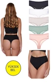 Yüksek Bel Tanga 5'Li Paket - 1