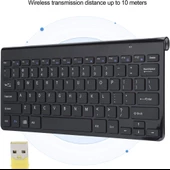 Lenovo Tab P12 ZACL0030TR 12.7" Uyumlu Kablosuz Wireless Pilli Türkçe Q Klavye - Siyah - 6