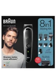Braun MGK 5360 Erkek Bakım Kiti 8'i 1 Arada Şekillendirici + Gillette Hediye - 1