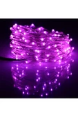 DDPEST Pil Ile Çalışan Dekoratif 10 Metre Peri Led Işık Mor Işık Aydınlatma (PİLLER DAHİL DEĞİLDİR)-ls - 1