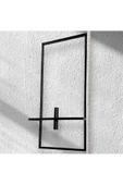 DDPEST Metal Siyah Duvar Saksısı Dekoratif Metal Saksı 60 cm uzunluk - 3