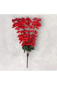 DDPEST Yapay Çiçek KIRMIZI Bahar Dalı Japon Kiraz Çiçeği 9 DALLI 40 cm 1 DEMET - 1