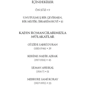 KADIN ROMANCILARIMIZLA MÜLAKATLAR  ÖTÜKEN - 2