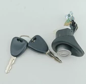 Bagaj Kapağı Gövde Arka Kilidi 2 Anahtar - Renault Twingo  Logan 7701367940 thumbnail 4