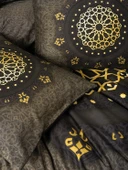 Cotton Box Palace Saten Çift Kişilik Nevresim Takımı Togay Antrasit thumbnail 4